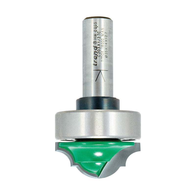 C203X1/2TC - Bearing guided classic panel 6.3mm radius
