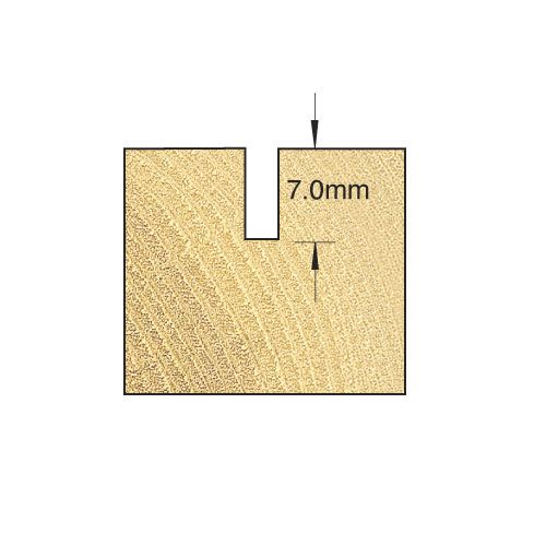 C212X1/2TC - Weatherseal groover 2.8mm x 7mm