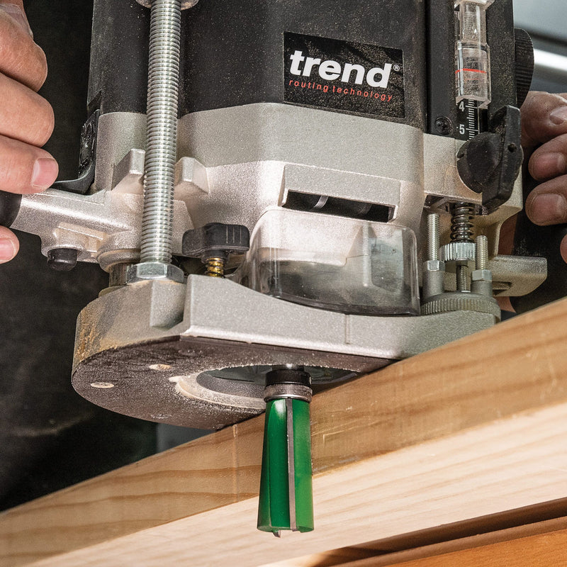 C214AX1/2TC - Trend CraftPro 1/2in  Bearing Guided 2 Degree Undercut 22.5mm dia x 50mm cut depth