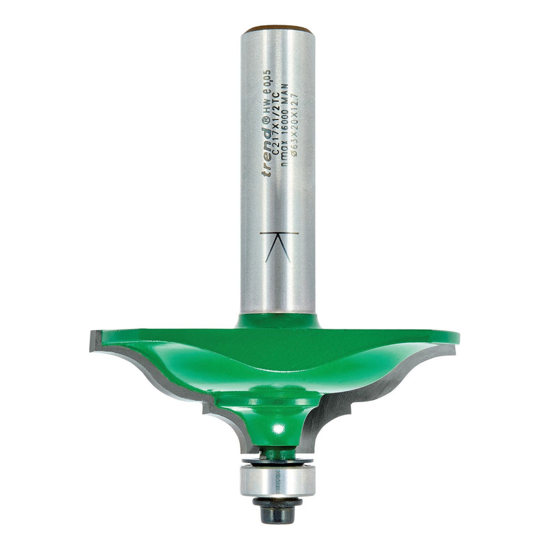 C217X1/2TC - Bearing guided elegant mould 10.5mm radius