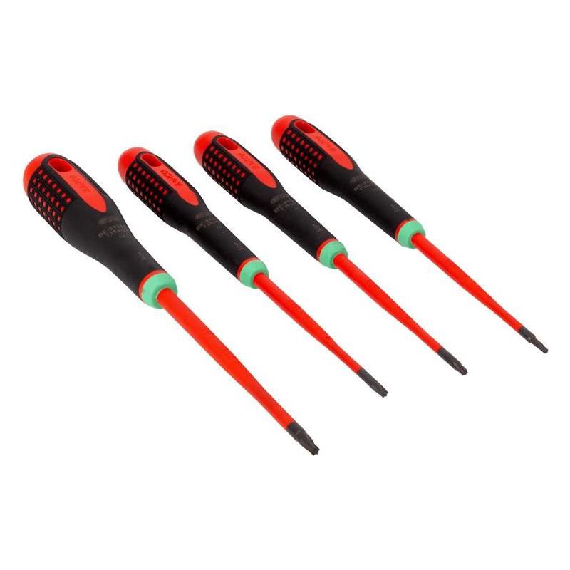 Bahco BE-9880SL ERGO™ Slim VDE Insulated Screwdriver Set, 4 Piece Bahco - RockBottom Northampton