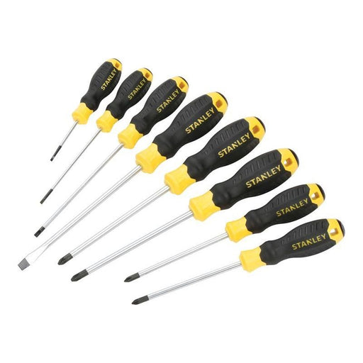 Stanley® Hand Tools Cushion Grip Screwdriver Set, 8 Piece STANLEY® Hand Tools - RockBottom Nothampton