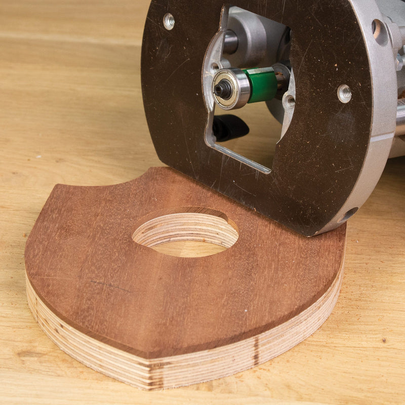 C290X1/4TC - Trend CraftPro 1/4in  Low Profile Bearing Guided Trimmer 19.1 dia x 16mm cut depth