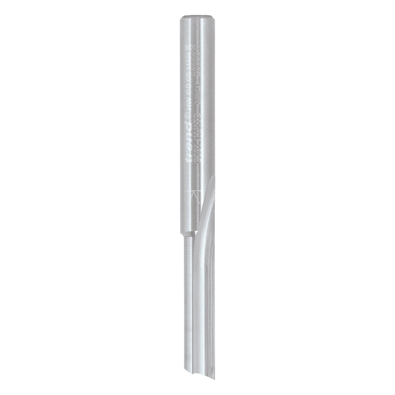 C301X1/4TC - Trend CraftPro 1/4 Single Flute ABS/PVC 6.3mm dia x 25mm cut depth
