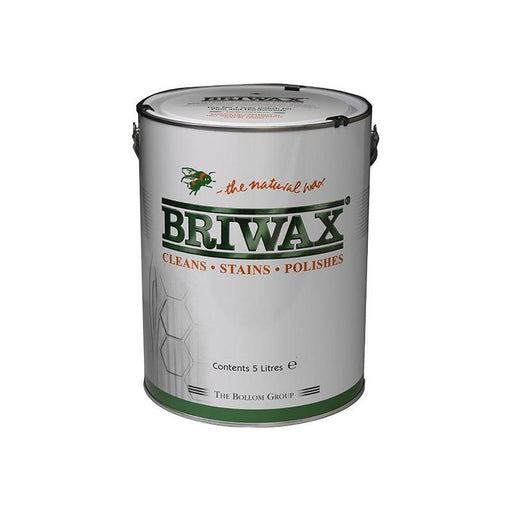 Briwax Wax Polish Original Antique Brown 5 litre Briwax - RockBottom Northampton