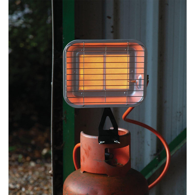 Draper 07866 Bottle-Mounted Propane Space Heater, 15,354 BTU/4.5kW