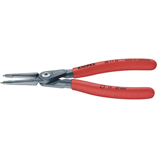 Draper 75079 KNIPEX 48 11 J2 SB Precision Circlip Pliers For Internal Circlips In Bore Holes, 180mm