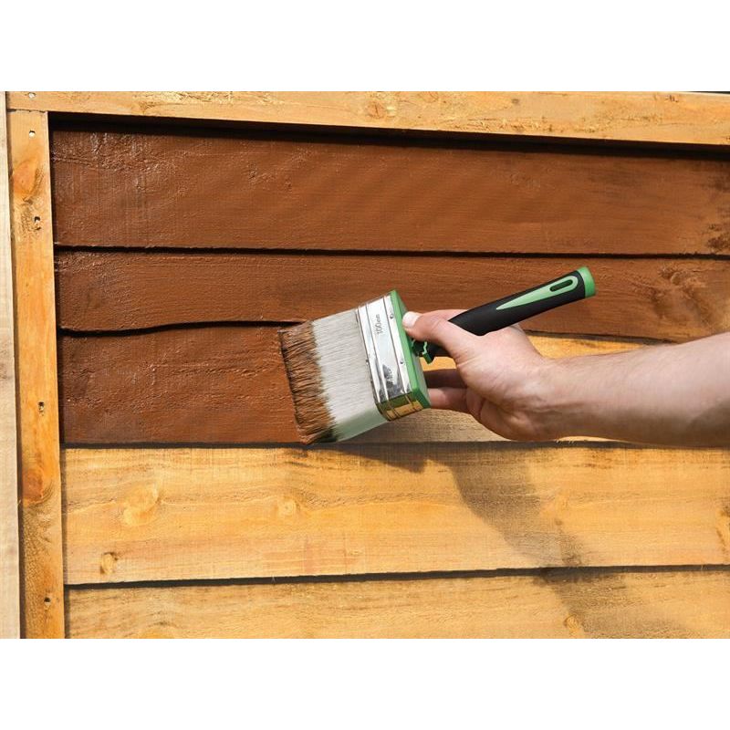 Ronseal Soft Grip Fence Life Brush 100 x 40mm Ronseal - RockBottom Nothampton