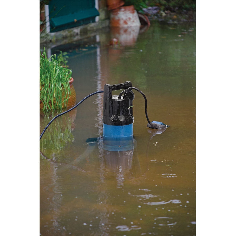 Draper 98919 230V Submersible Dirty Water Pump with Float Switch, 416L/min, 1300W