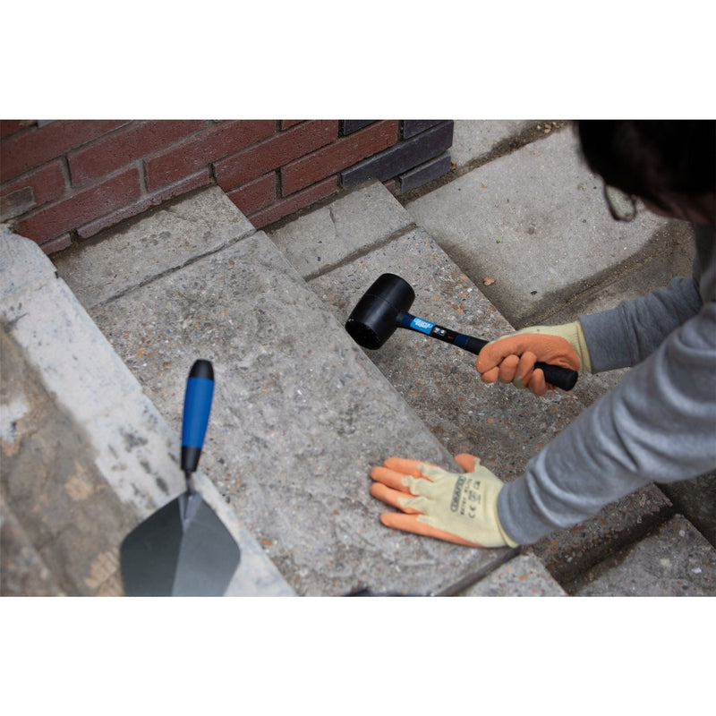 Draper 08017 Draper Expert Rubber Mallet with Fibreglass Shaft, 450g/16oz