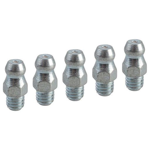 Faithfull Grease Nipple Straight M6 x 1.0 (Pack 5) Faithfull - RockBottom Northampton