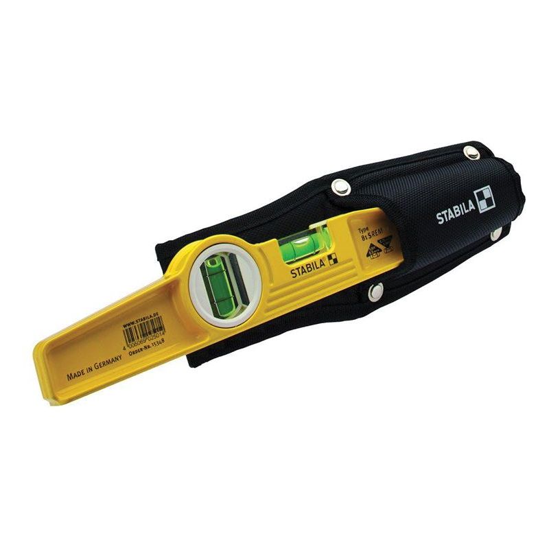 Stabila 81S-10HL Torpedo Level 25cm & Holster Stabila - RockBottom Nothampton