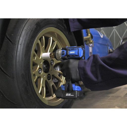 Draper 86928 D20 20V Brushless Impact Wrench, 1/2" Sq. Dr., 250Nm (Sold Bare)
