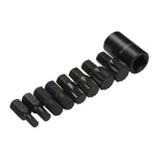Bluespot Tools 1/2in Impact Spline Bit Set, 9 Piece BlueSpot Tools - RockBottom Northampton