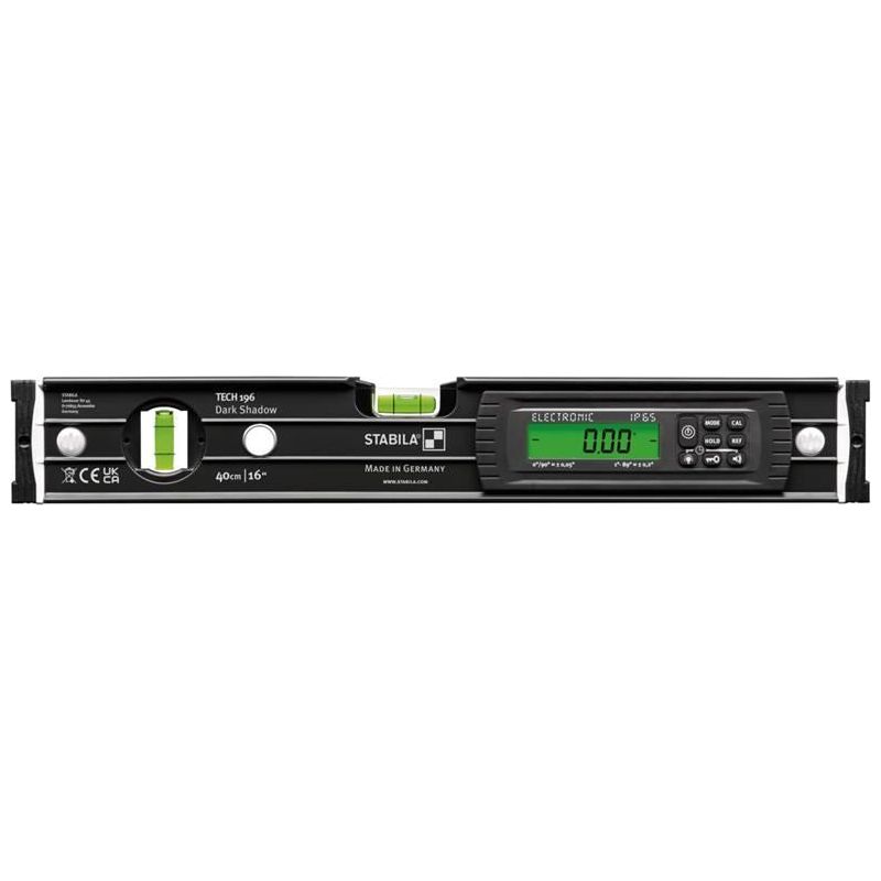 Stabila TECH Dark Shadow Digital Spirit Level 40cm Stabila - RockBottom Nothampton