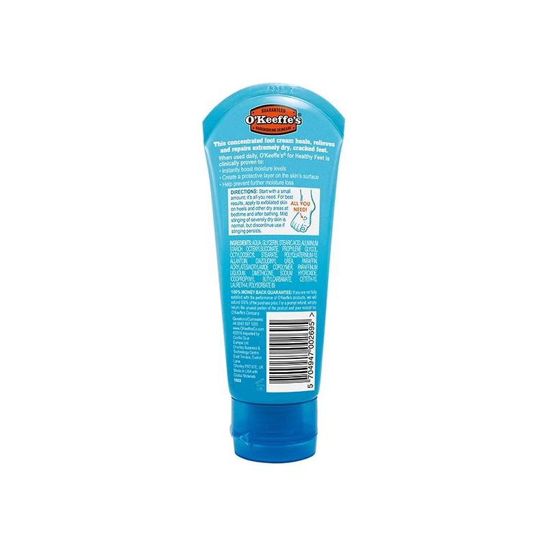 Gorilla Glue O'Keeffe's Healthy Feet Foot Cream 85g Tube Gorilla Glue - RockBottom Northampton