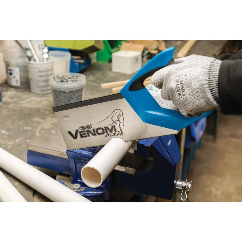 Draper 82199 Draper Venom® Double Ground Tenon Saw, 250mm, 11tpi/12ppi