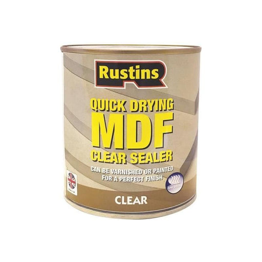 Rustins Quick Drying MDF Sealer Clear 500ml Rustins - RockBottom Nothampton