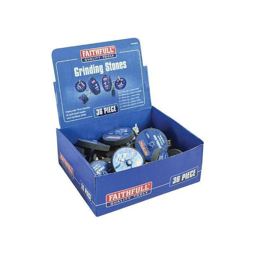 Faithfull Grinding Wheel Assortment, 36 Piece Faithfull - RockBottom Northampton