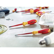 Wiha SoftFinish® electric slimFix Screwdriver Slotted 3.5 x 100mm Wiha - RockBottom Northampton