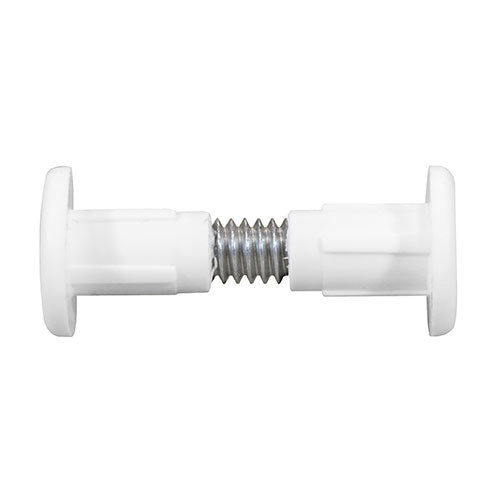 TIMCO Plastic Cabinet Connector Bolts White