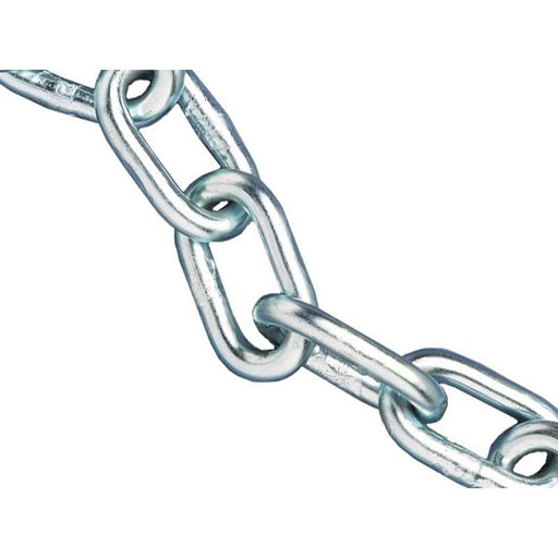 Faithfull Zinc Plated Chain 5mm x 25m Reel - Max. Load 160kg Faithfull - RockBottom Northampton