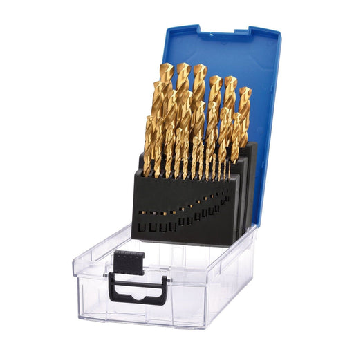 Draper 08886 HSS Titanium Nitride Coated Drill Bit Set (25 Piece)