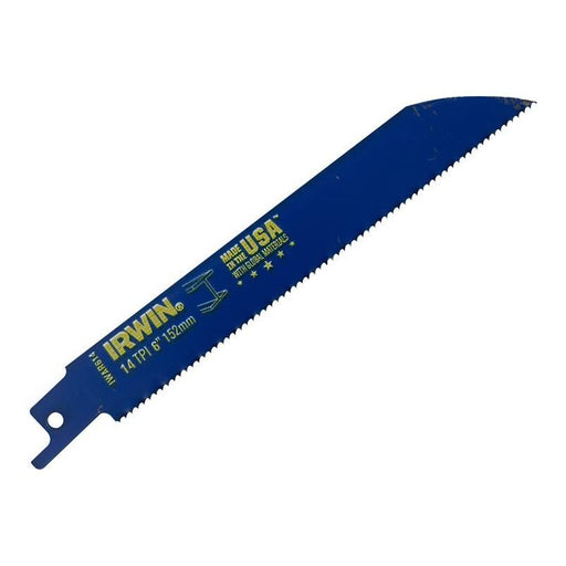 Irwin® 614R Sabre Saw Blade Metal Cutting 150mm 14 TPI Pack of 2 IRWIN® - RockBottom Northampton