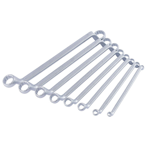 Draper 05567 Elora Deep Crank Metric Ring Spanner Set (8 Piece)