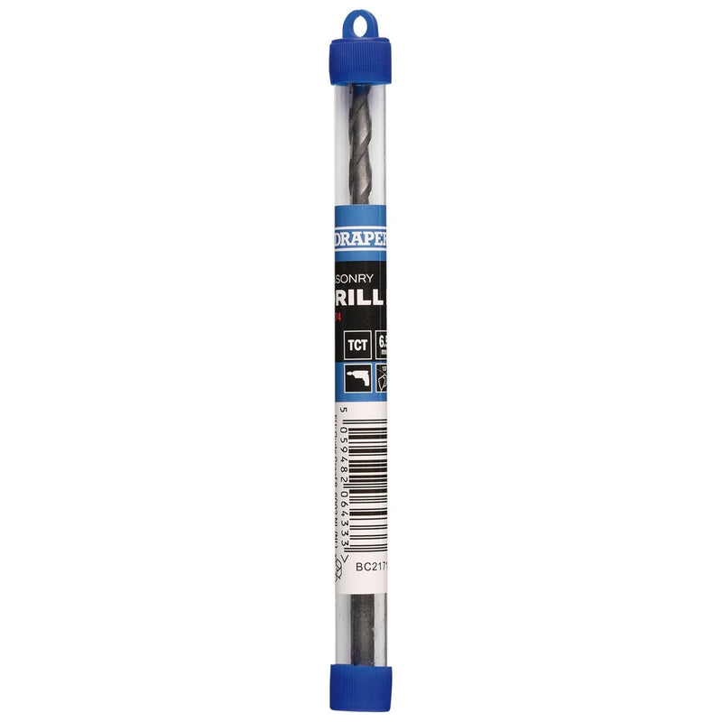 Draper TCT Masonry Drill Bit, 6.5 x 150mm Draper - Town Tools