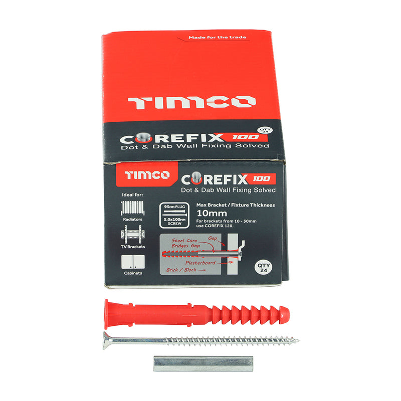 TIMCO Corefix 100 Dot & Dab Wall Fixing