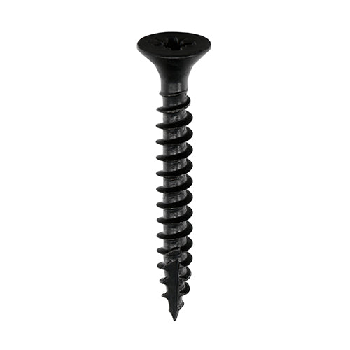 TIMCO Classic Multi-Purpose Countersunk Black Woodscrews — Box