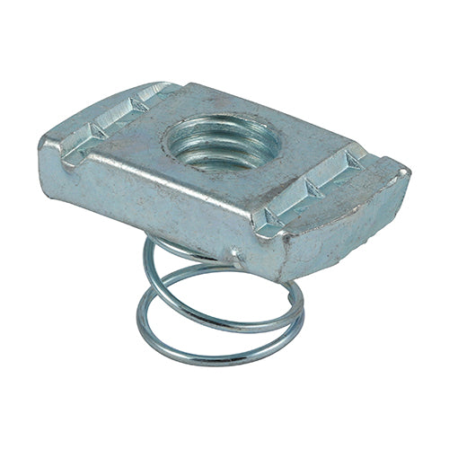 TIMCO Channel Nuts Without Spring Silver - M12