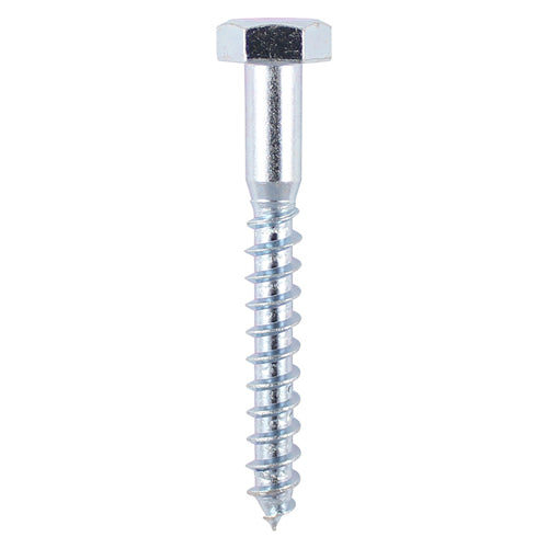 TIMCO Coach Screws Hex Head Silver — Bag