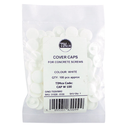 TIMCO Concrete Screw Cover Caps Light Oak - LIGHT OAK