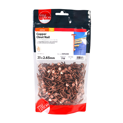 TIMCO Clout Nails Copper