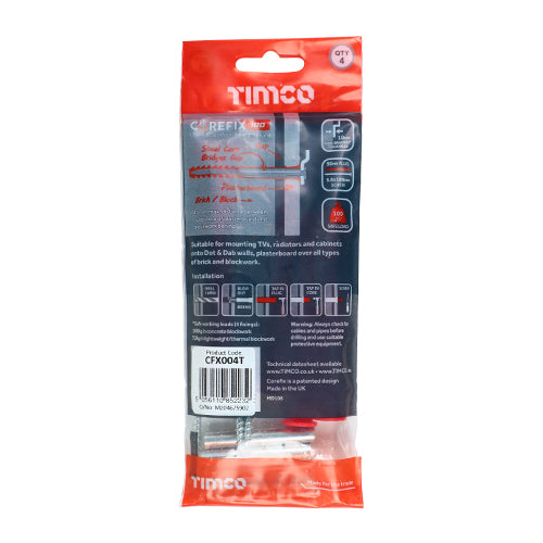 TIMCO Corefix 100 Dot & Dab Wall Fixing