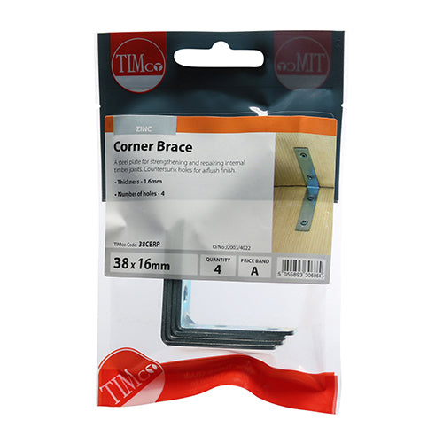 TIMCO Corner Braces Silver