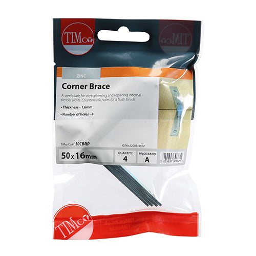 TIMCO Corner Braces Silver