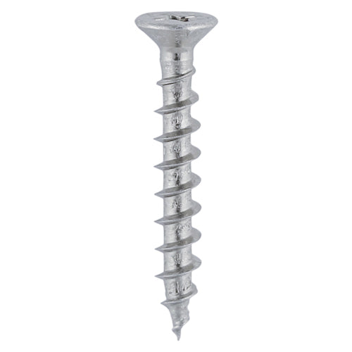 TIMCO Window Fabrication Screws Countersunk with Ribs PH Single Thread Gimlet Point Yellow