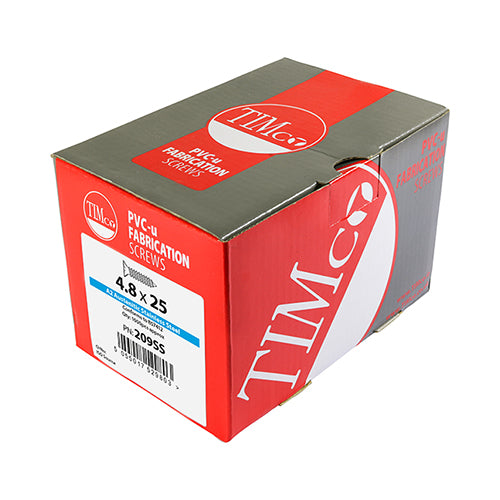 TIMCO Window Fabrication Screws Countersunk with Ribs PH Single Thread Gimlet Point Yellow
