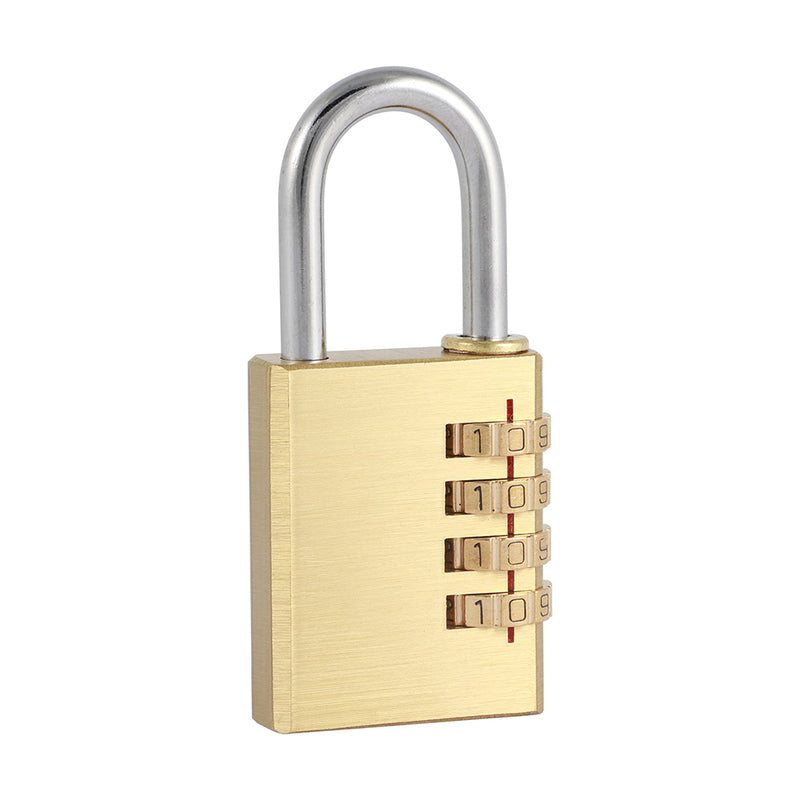 TIMCO Brass Combination Padlock - 21mm