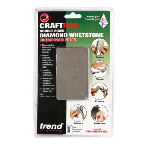 CR/DWS/CC/FC - CraftPro Credit Card Double Sided Diamond Stone