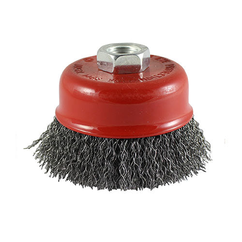 TIMCO Drill Cup Brush Crimped Steel Wire
