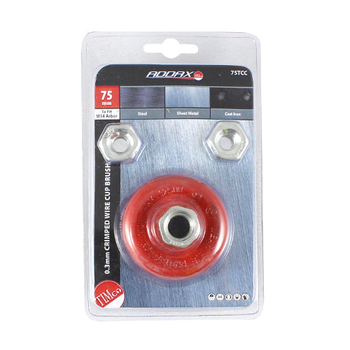 TIMCO Angle Grinder Cup Brush Crimped Steel Wire - 100mm