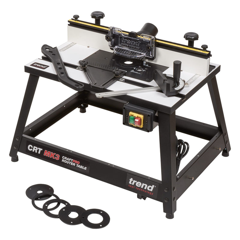 CRT/MK3/EURO - Portable Benchtop Router Table 230V EU
