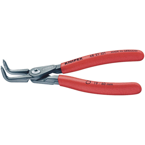 Draper 75084 KNIPEX 48 21 J21 SB Precision Circlip Pliers For Internal Circlips In Bore Holes, 165mm