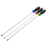 Draper Long Reach Soft Grip Screwdriver Set (3 Piece) Draper - Town Tools
