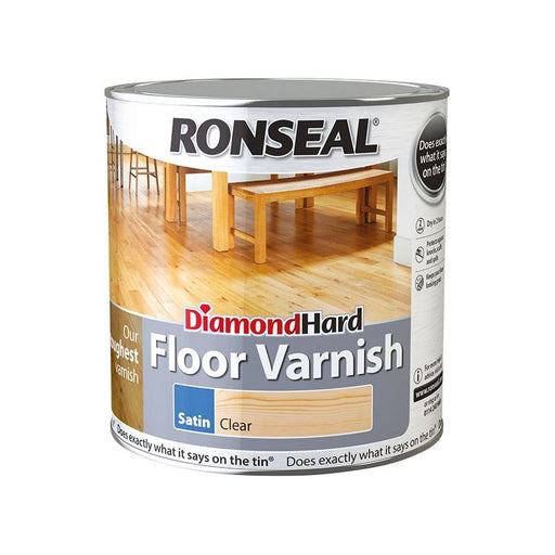 Ronseal Diamond Hard Floor Varnish Gloss 5 litre Ronseal - RockBottom Nothampton