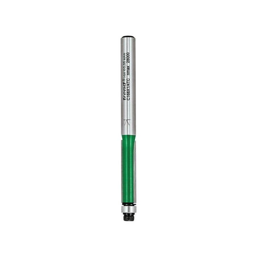 Trend C168 x 1/4TC Guided Trimmer 6.35 x 25.4mm Trend - RockBottom Northampton